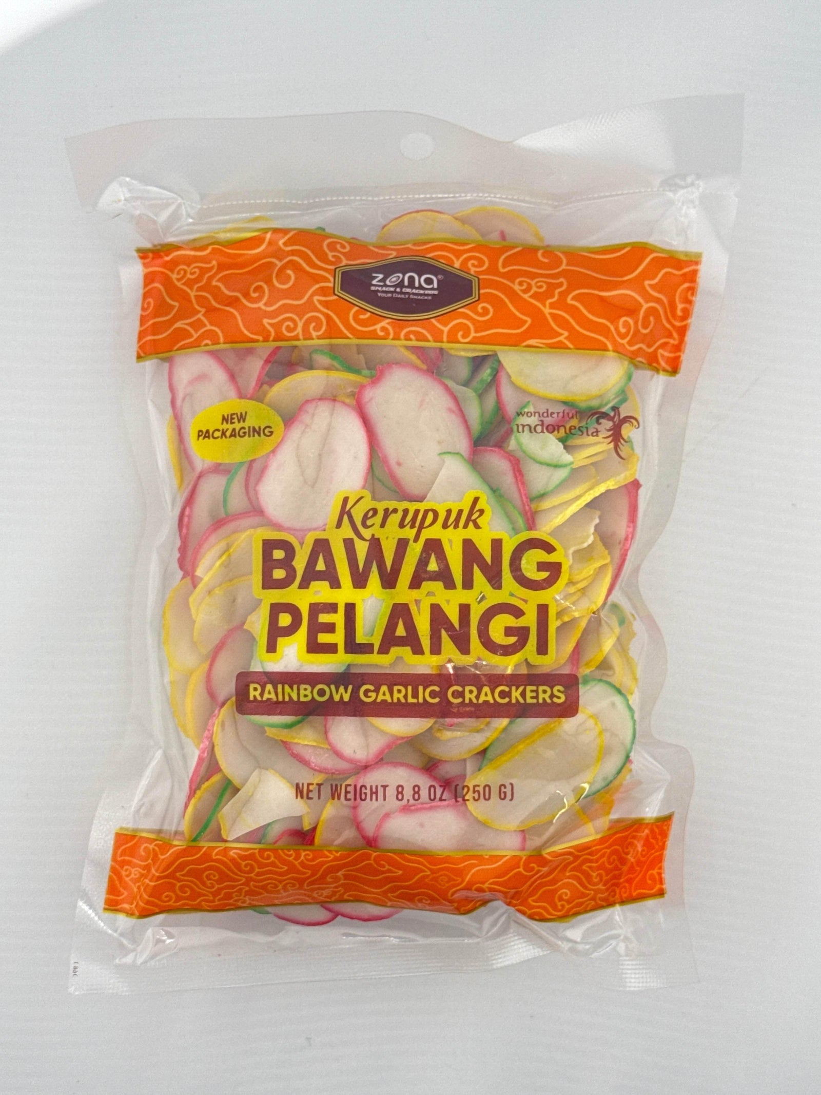 Zona KERUPUK BAWANG PELANGI 250g - AL MODINA