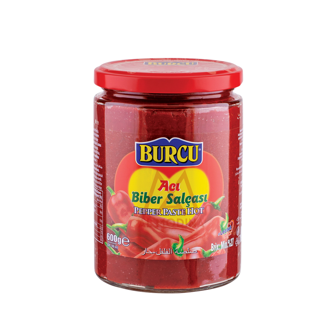 PEPPER PASTE HOT (Acı Biber Salçası) 600G BURCU