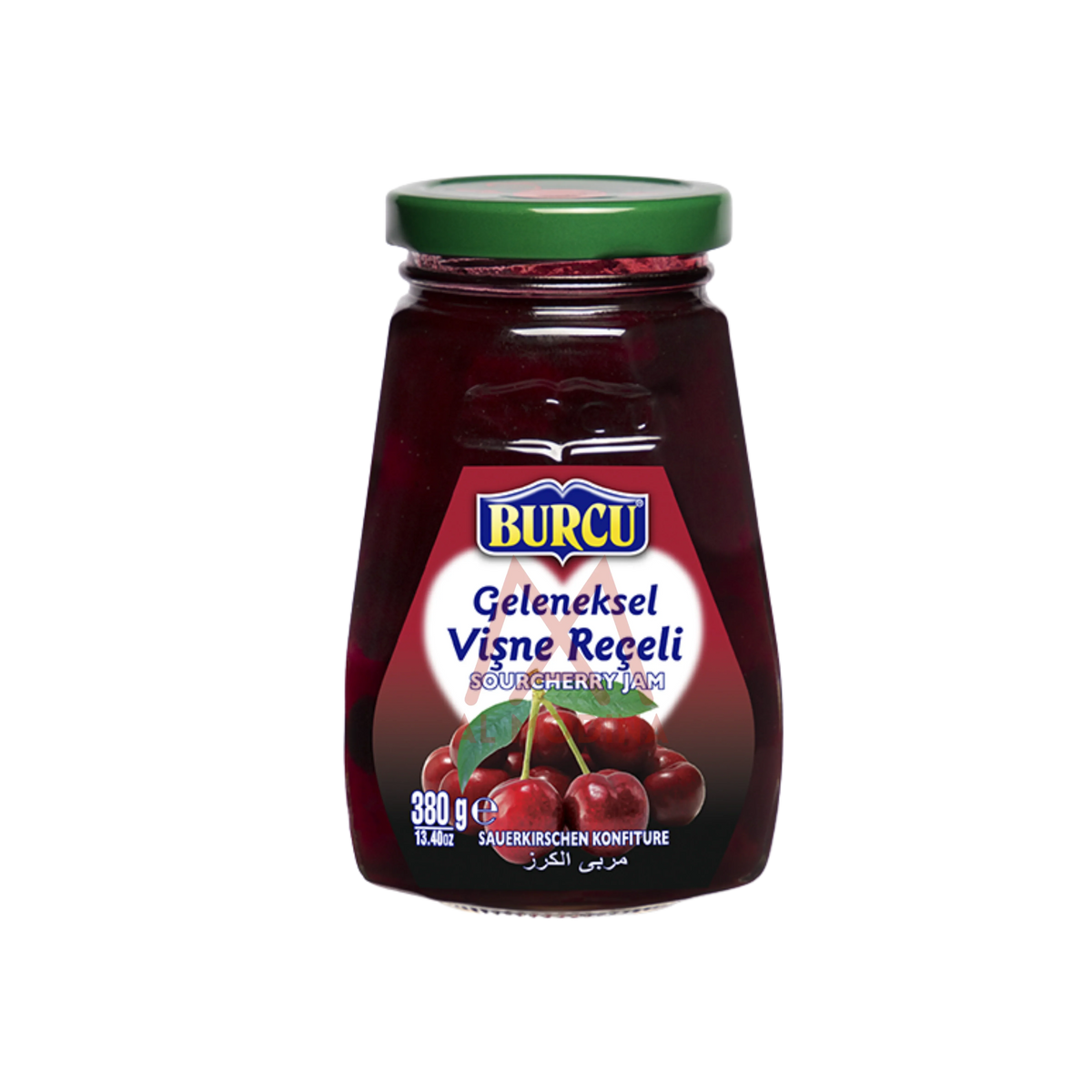 SOUR CHERRY JAM (Vişne Reçeli) 380G BURCU - AL MODINA