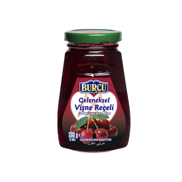 SOUR CHERRY JAM (Vişne Reçeli) 380G BURCU - AL MODINA