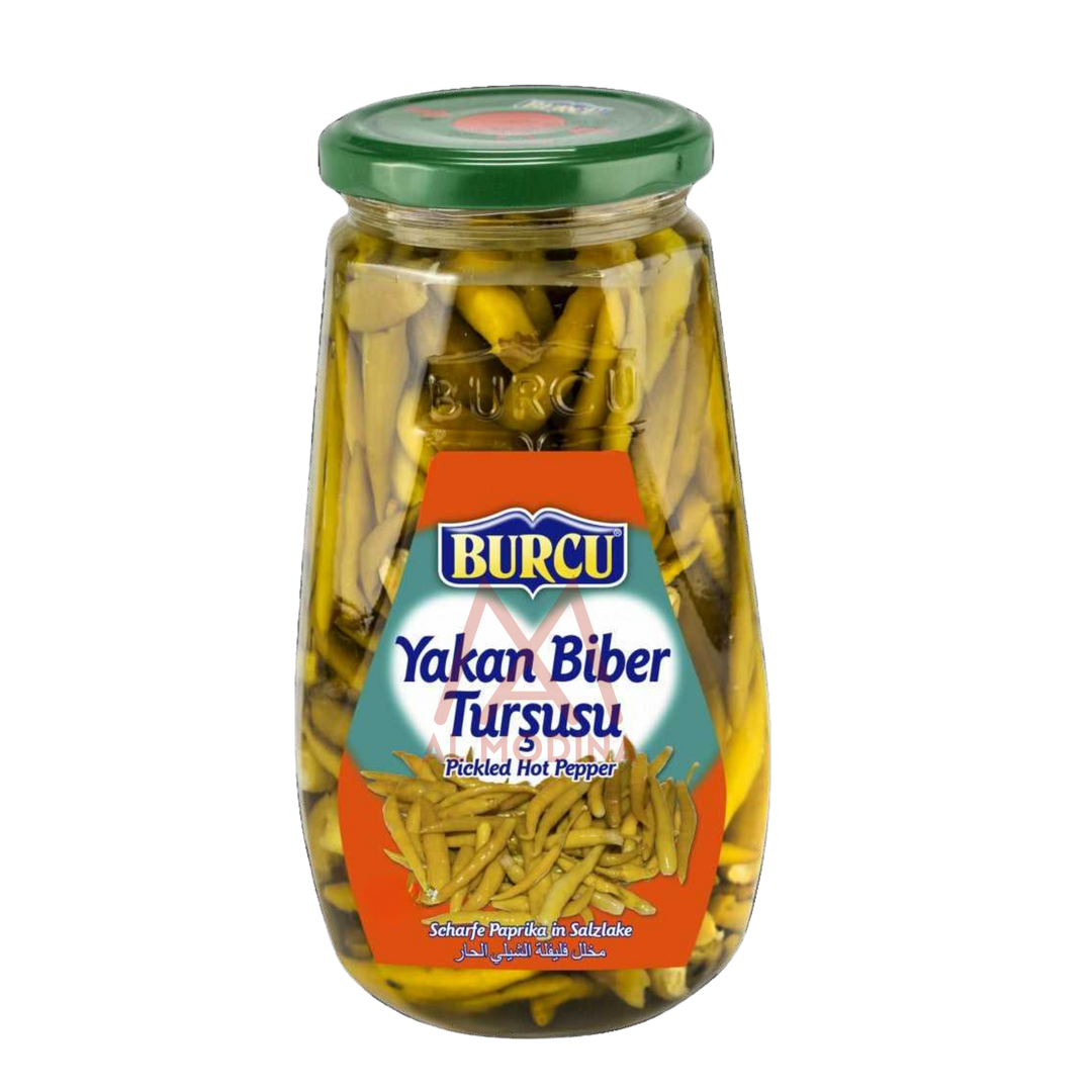 HOT  PEPPER PICKLED (Yakan Biber Turşusu) 530G BURCU