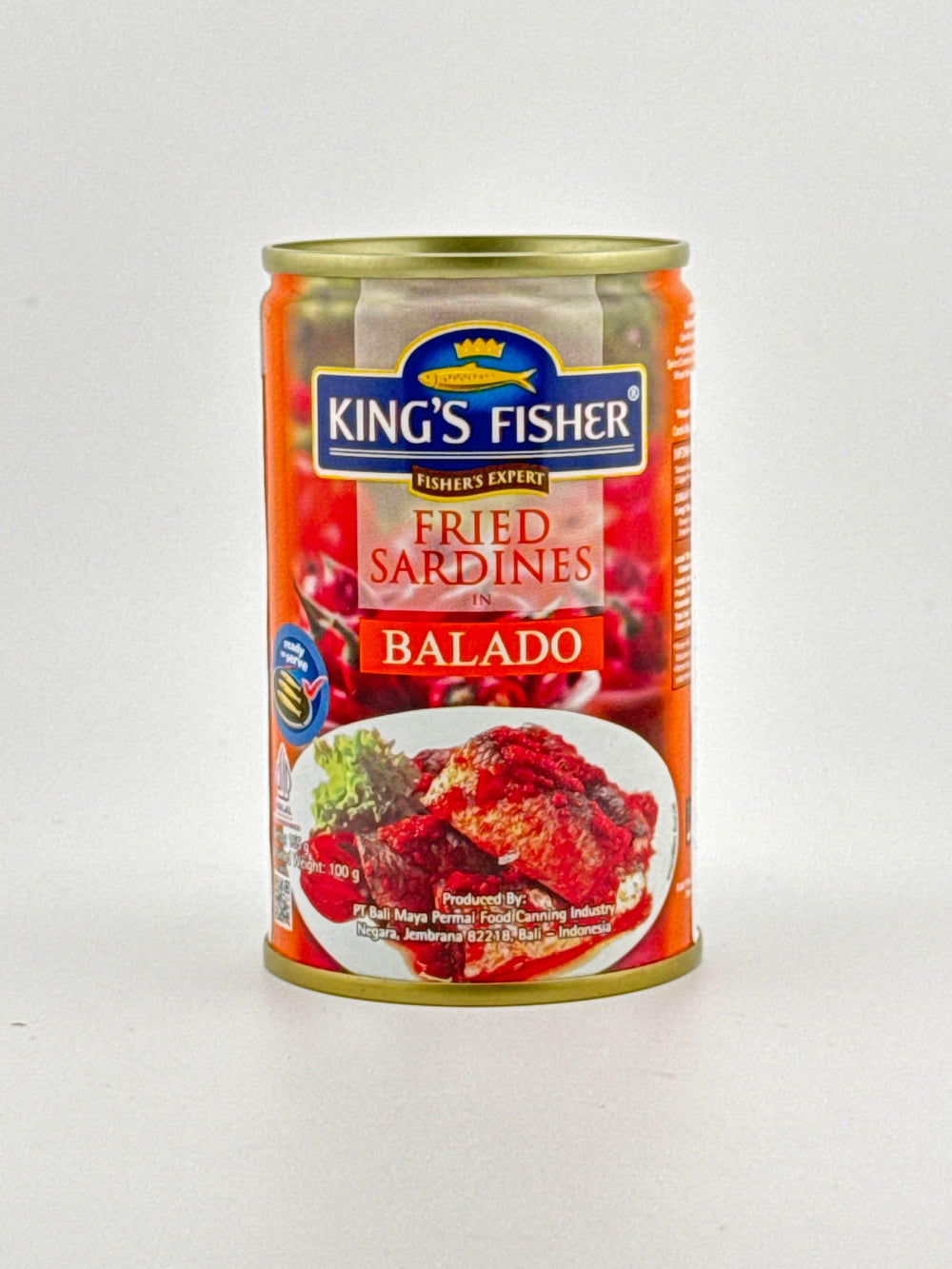 Sardines Can 155g by King Fisher Indonesia - AL MODINA