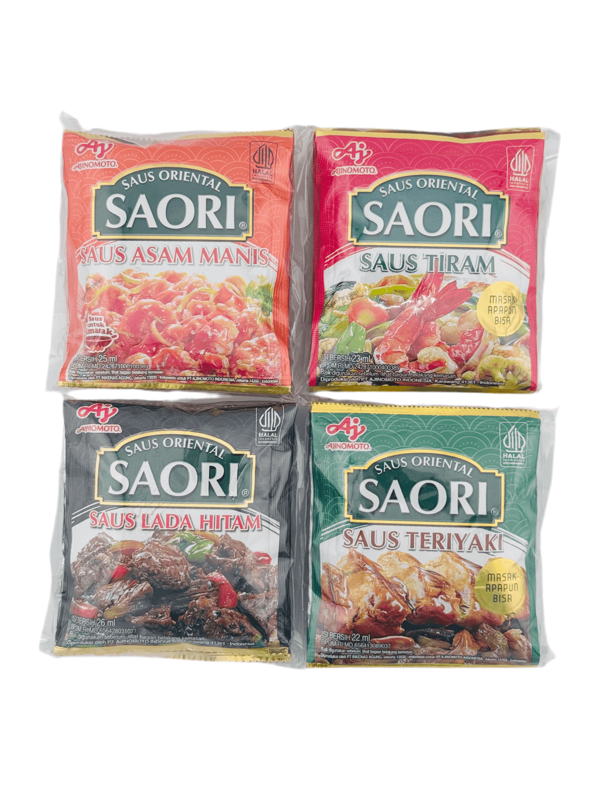 SAORI SAUCE By AJINOMOTO 5pack Set Seasoning Mix - AL MODINA