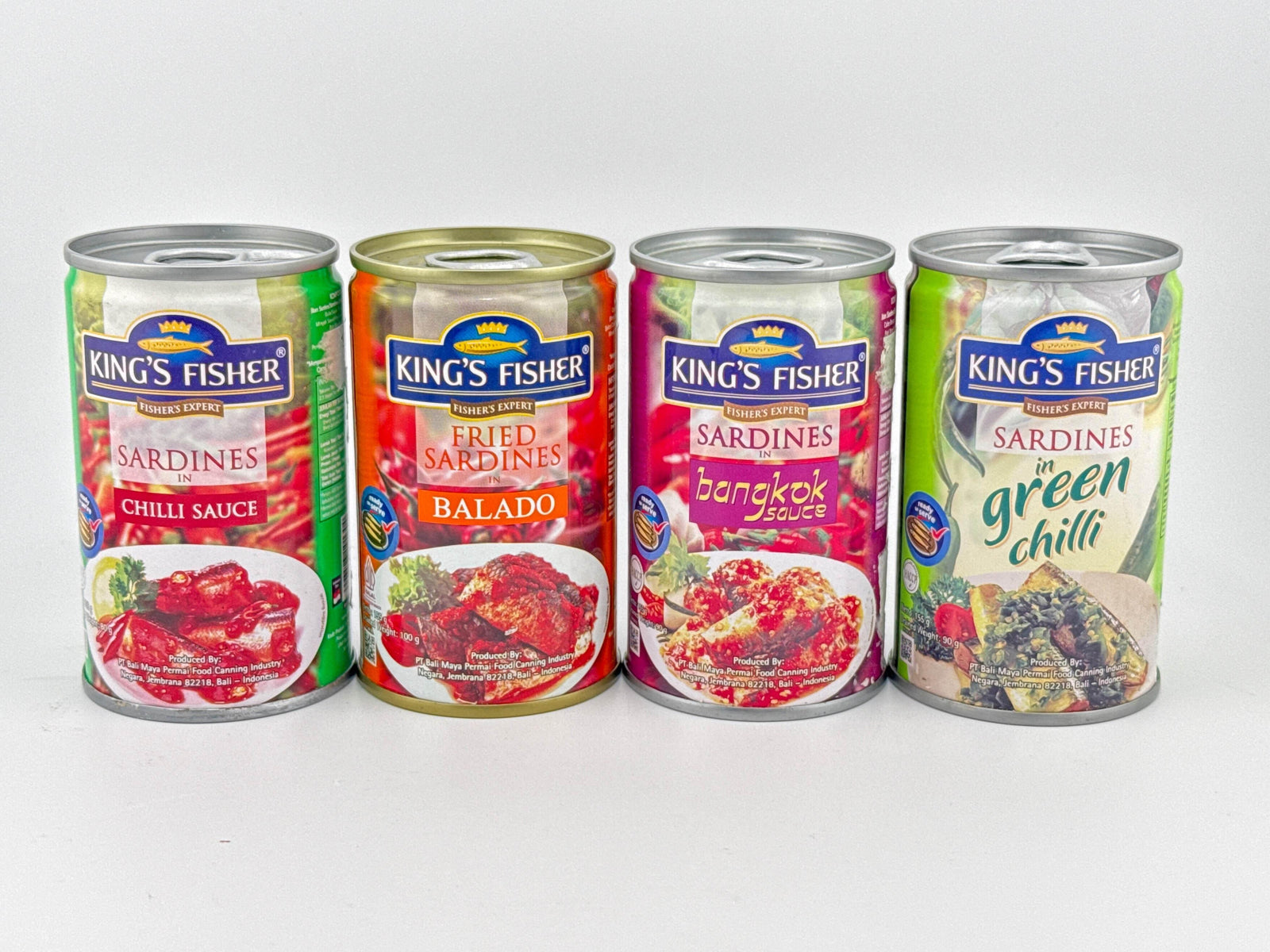 Sardines Can 155g by King Fisher Indonesia - AL MODINA