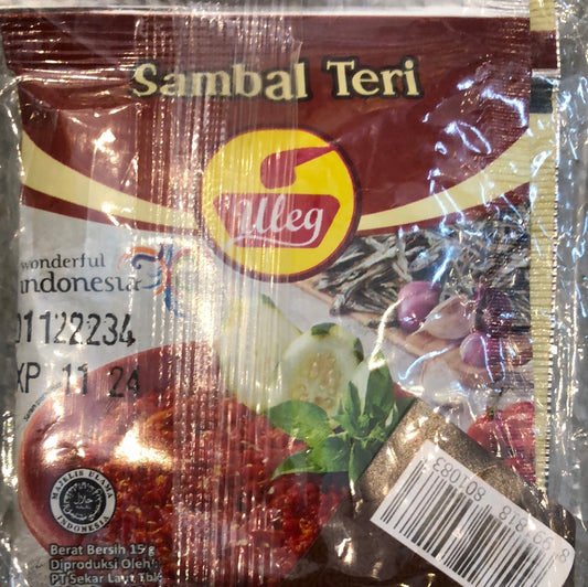 SAMBAL TERI ASLI 10 pcs