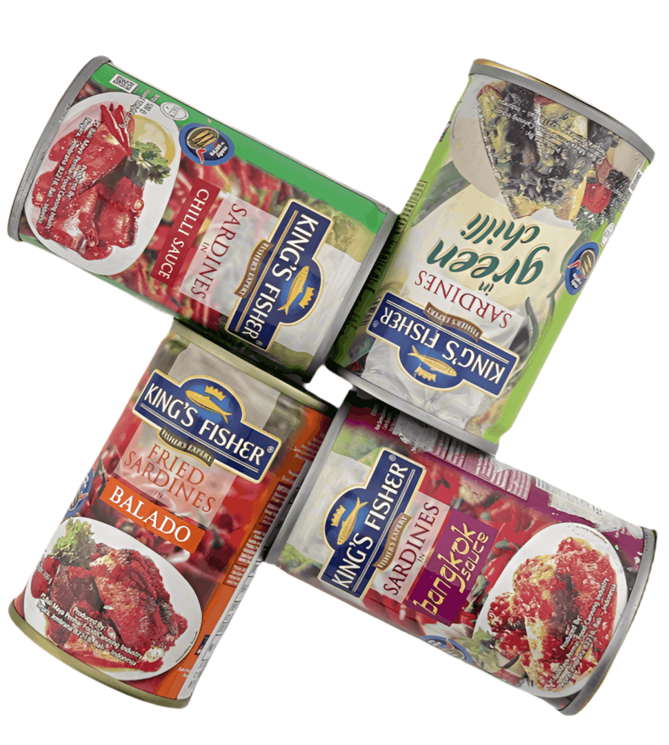 Sardines Can 155g by King Fisher Indonesia - AL MODINA