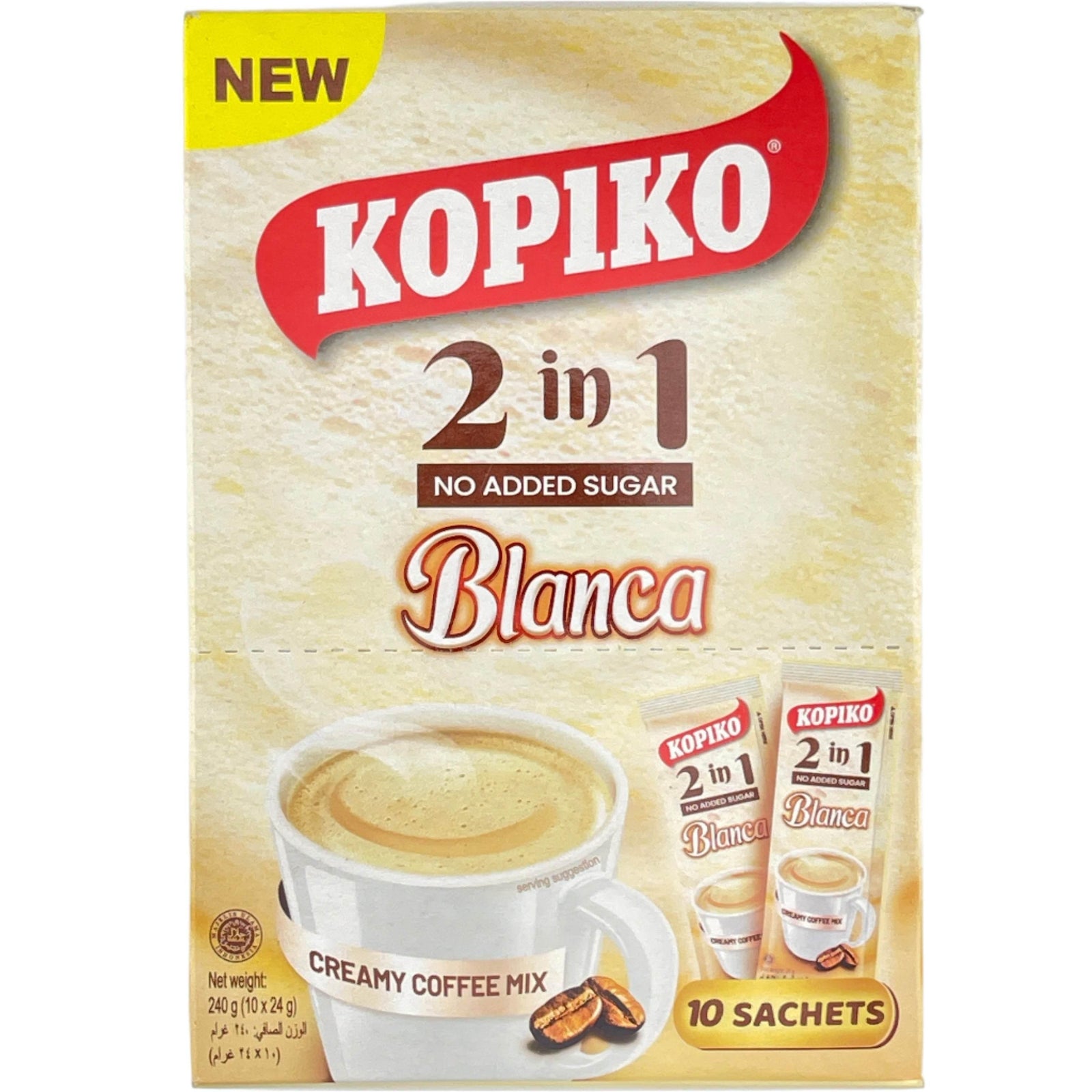 KOPIKO 2 in 1 INSTANT COFFEE 10 SACHET - AL MODINA