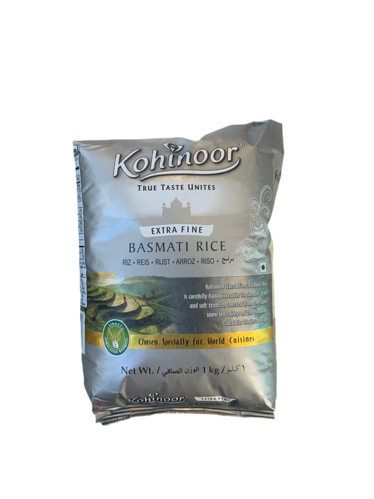 Extra Fine Basmati Rice By Kohinoor 1Kg