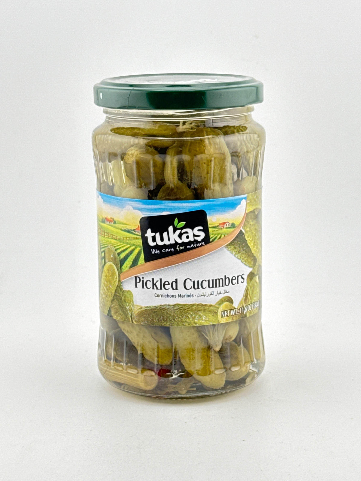 Pickled cucumbers 330g by Tukas - AL MODINA