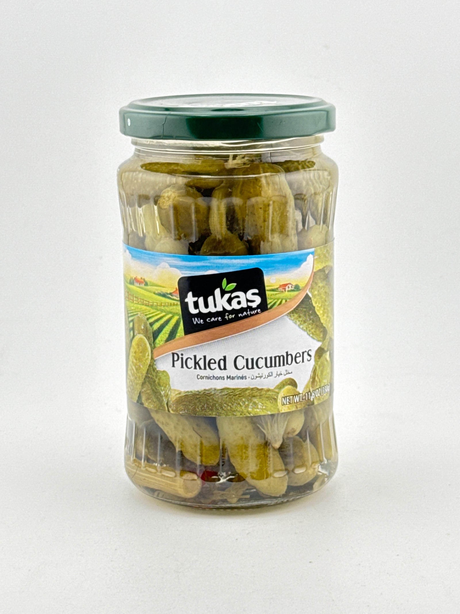 Pickled cucumbers 330g by Tukas - AL MODINA