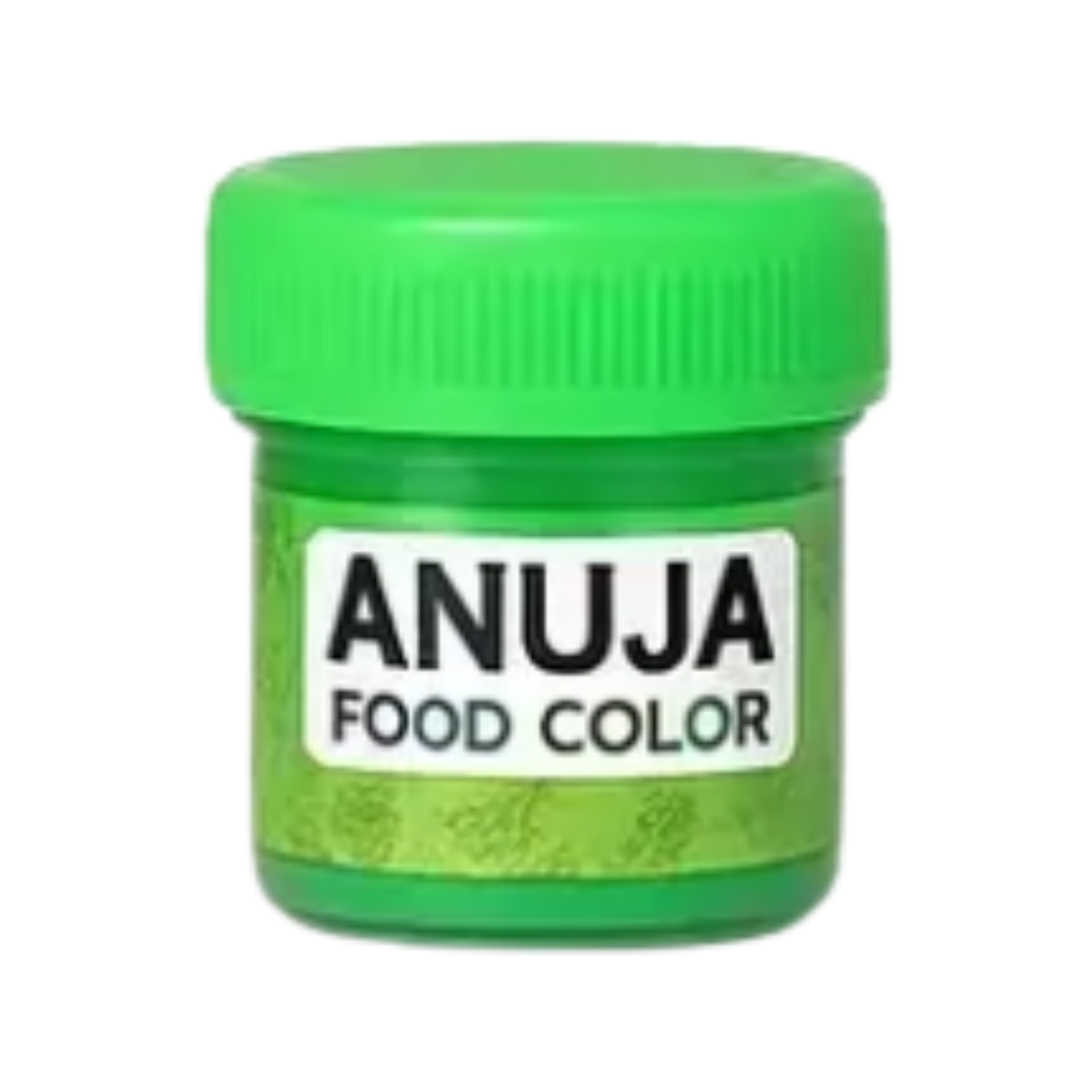 Anuja Food Color Green 10g synthetic food colouring at AL MODINA Japan
