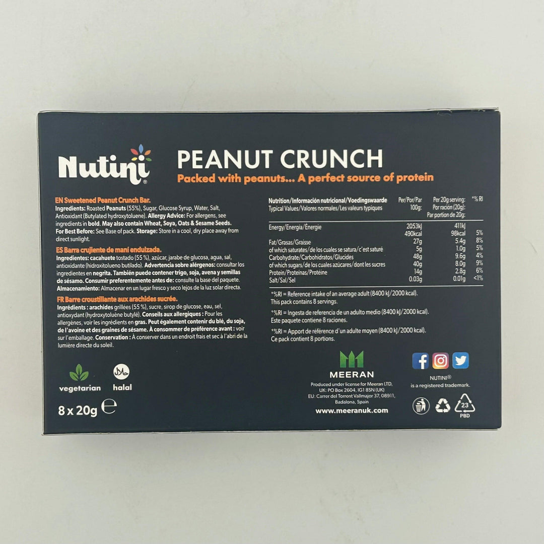 Peanut Crunch Bar by NUTINI