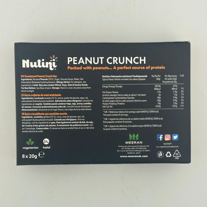 Peanut Crunch Bar by NUTINI