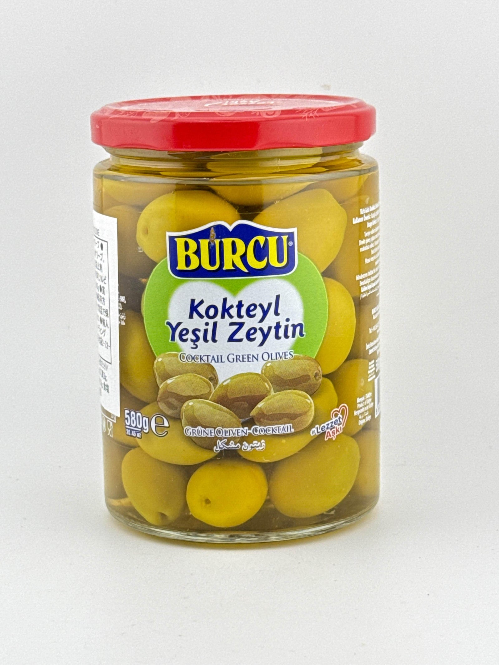 Cocktail Green Olives 580g BURCU - AL MODINA