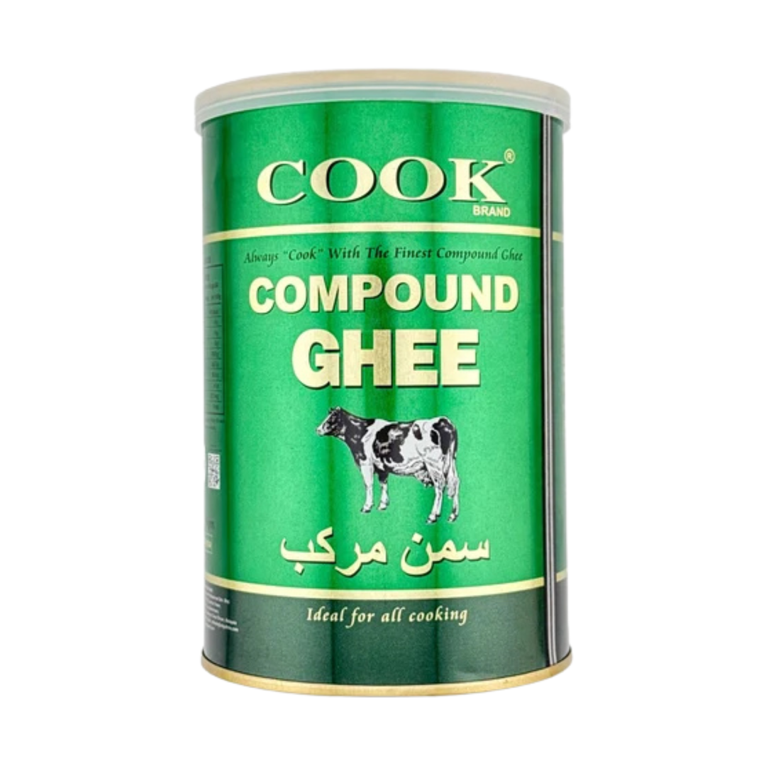 COOK Compound Ghee 900g halal cooking fat tin available at AL MODINA Japan