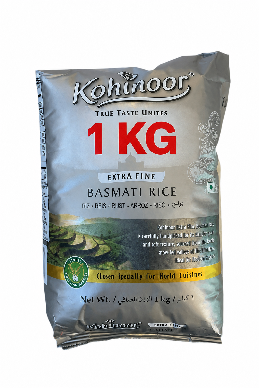 Extra Fine Basmati Rice By Kohinoor 1Kg