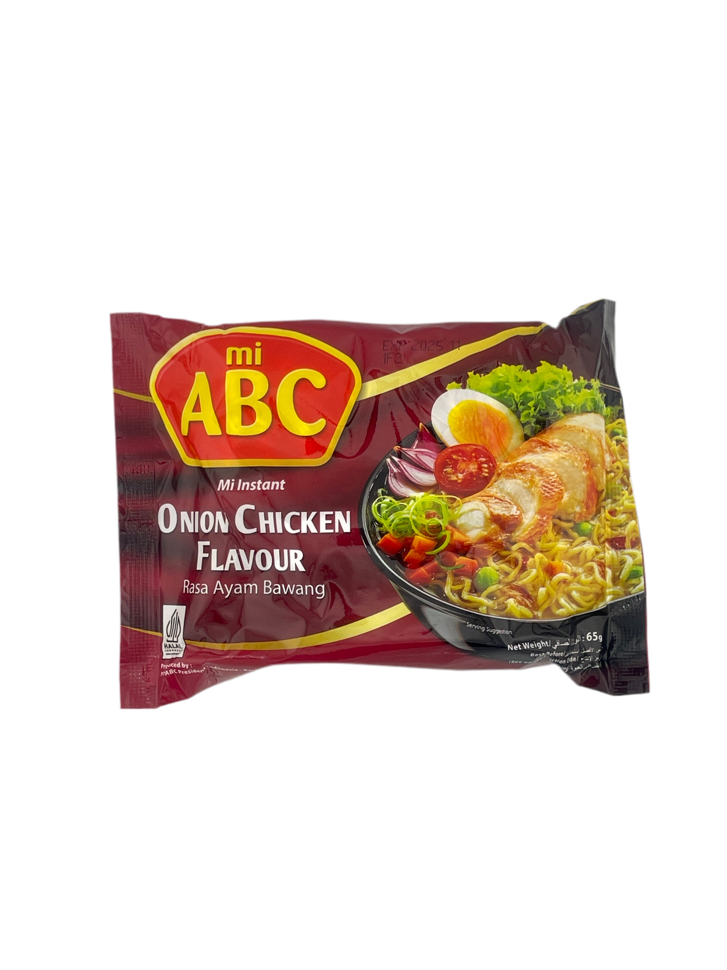 Onion Chicken Flavour Instant Noodle 65g by ABC