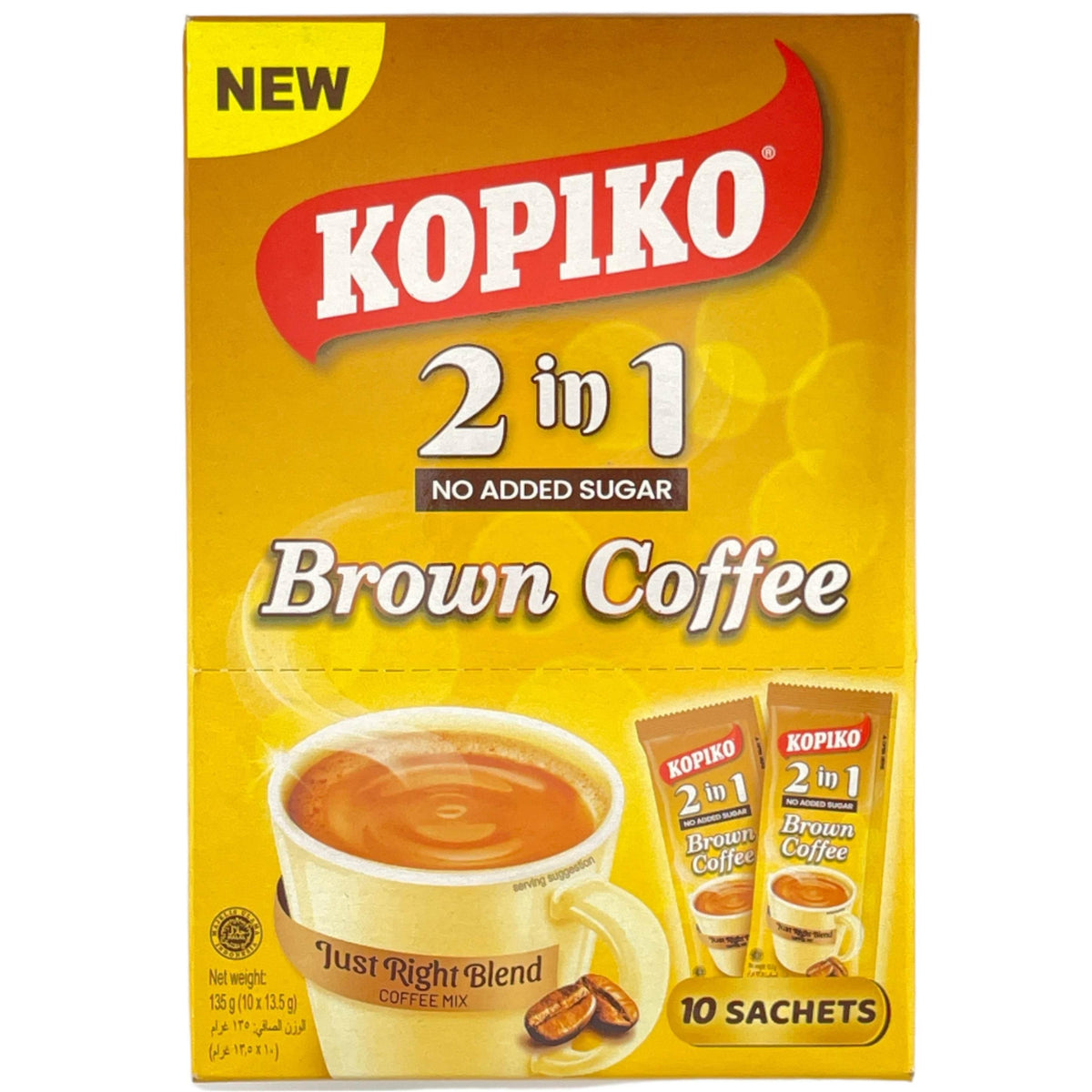 KOPIKO 2 in 1 INSTANT COFFEE 10 SACHET - AL MODINA
