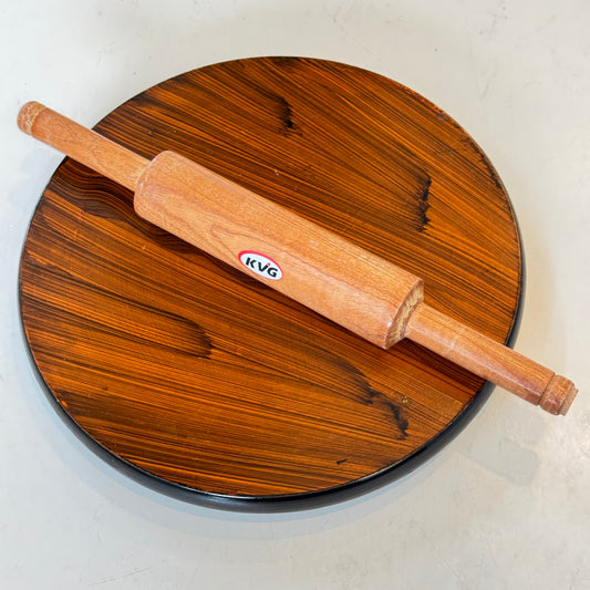 Wooden Roti Maker Set | Piri Belun | পিরি-বেলুন - AL MODINA