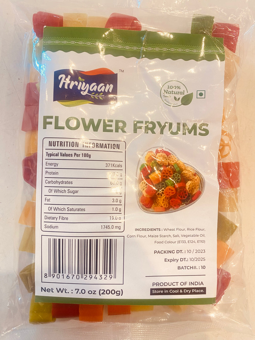 Hariyaan Flower Fryums 200g - AL MODINA