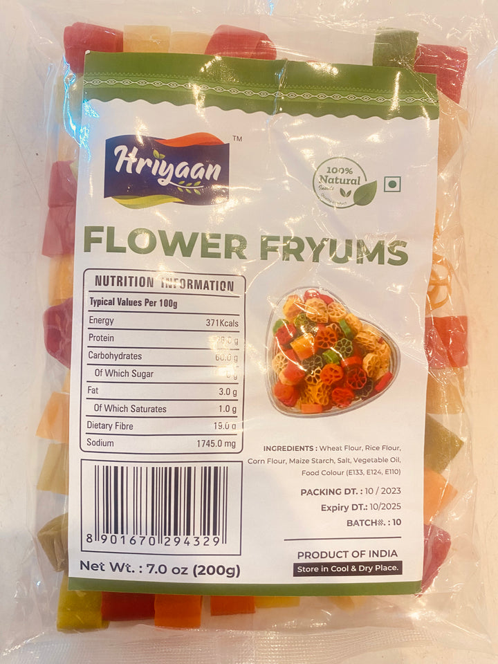 Hariyaan Flower Fryums 200g - AL MODINA