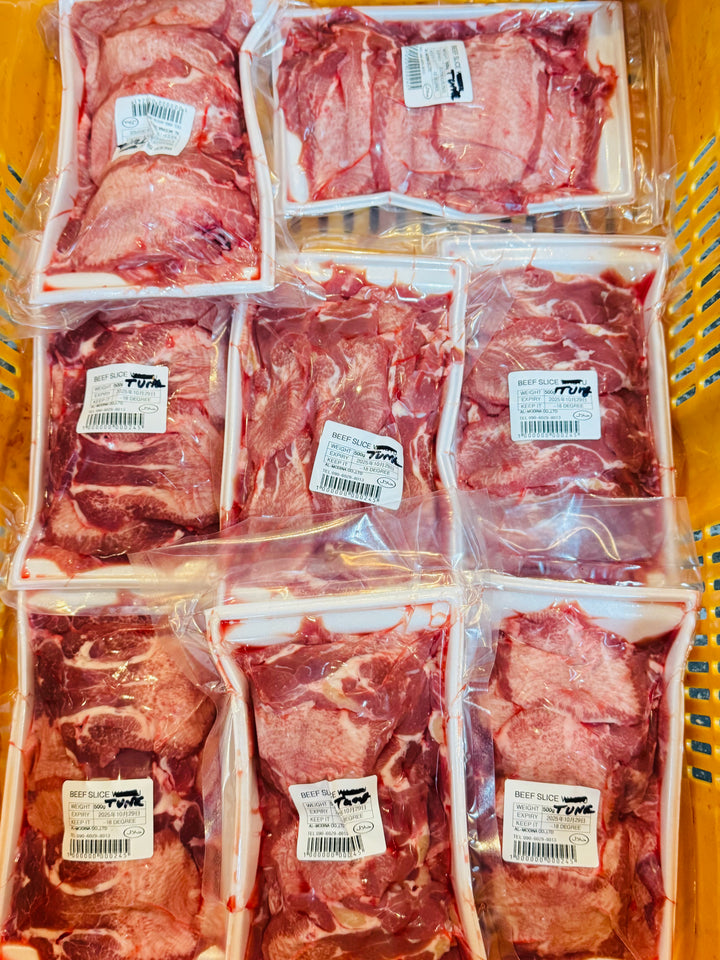 BEEF TONGUE SLICE 500g (TUNG) - AL MODINA