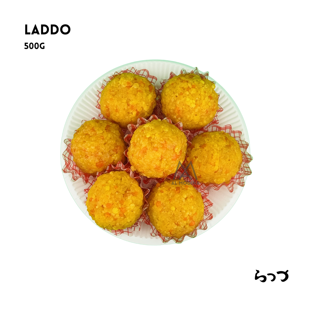 Halal sweets laddu dessert in Japan by AL MODINA Halal Food