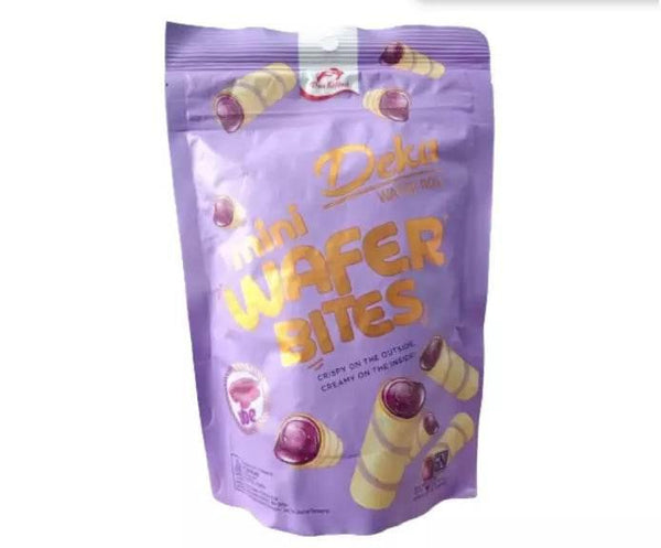 Mini wafer bites Rasa Ubi 180g By Deka - AL MODINA