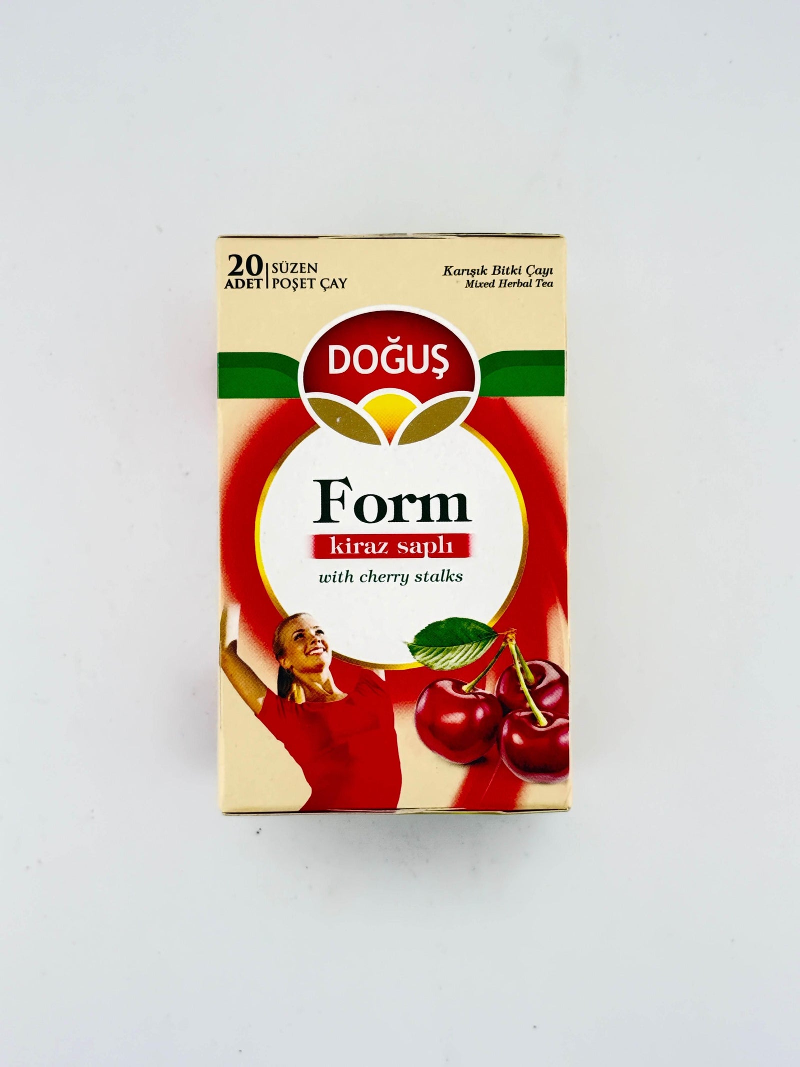Cherry Herbal Tea Form kiraz saplı 20 Sachet DOĞUŞ - AL MODINA