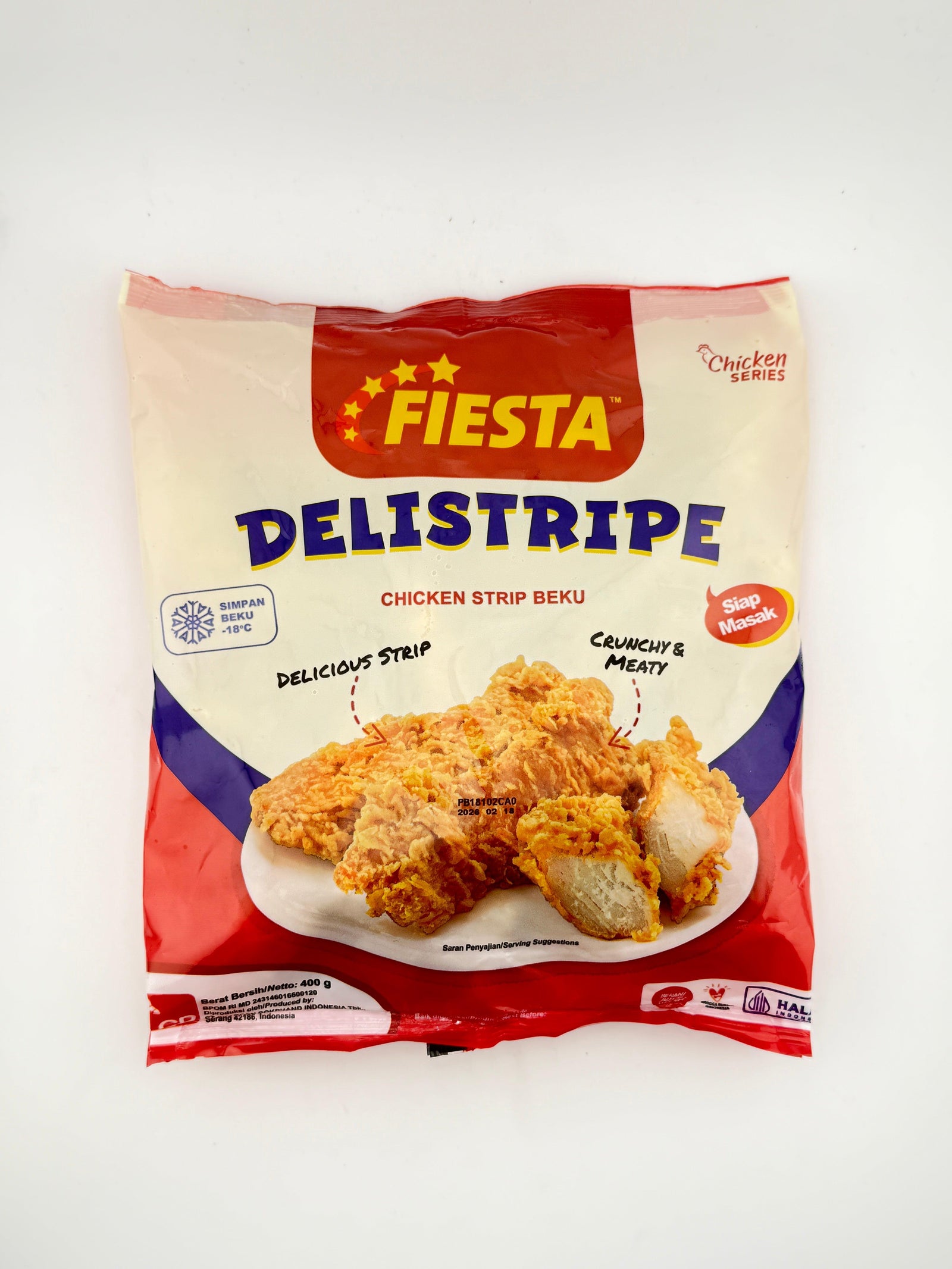 Delistripe Chicken Strip Beku 500g - AL MODINA