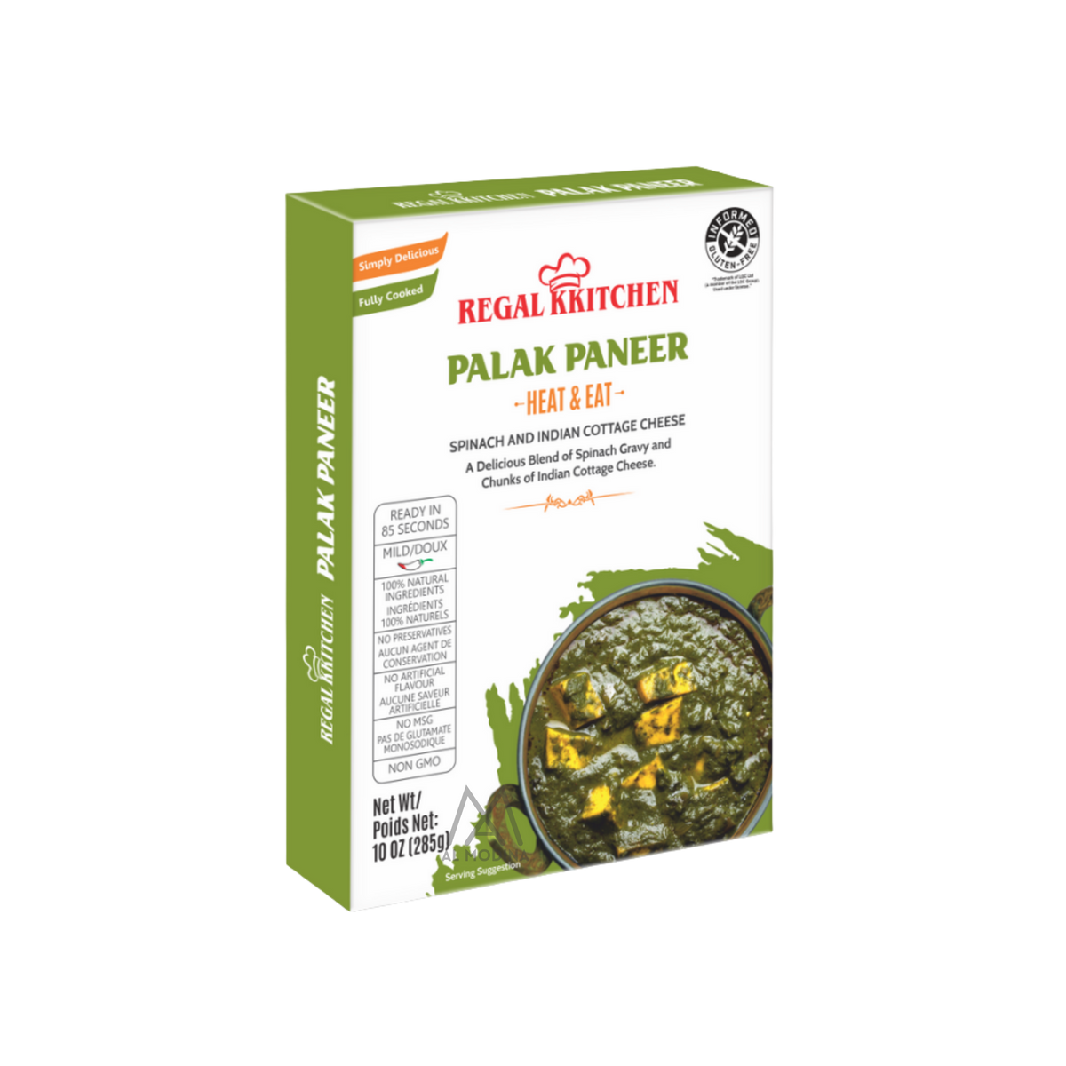 Palak Paneer (Heat & Eat) 285g - AL MODINA