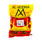 Packaged Al-Modina beef mix liver with yellow and red halal label and Japanese text
