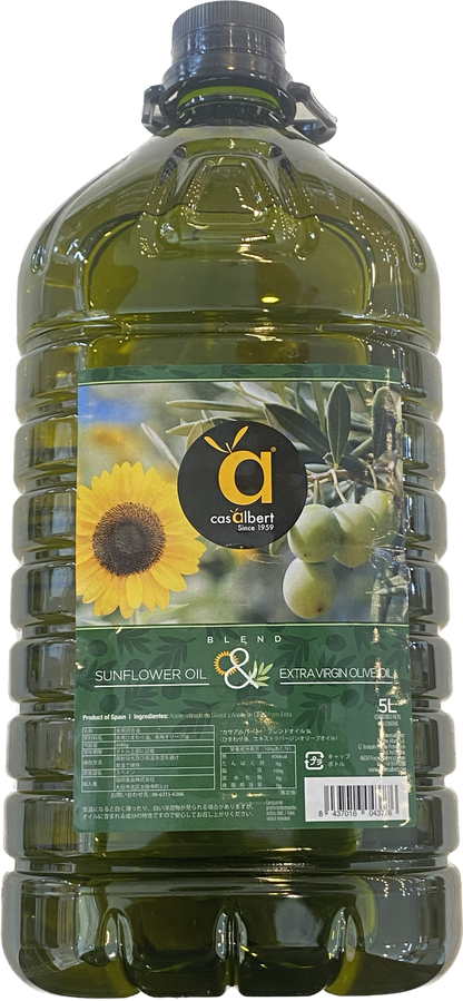 Sunflower Oil and extra virgin olive oil 5L