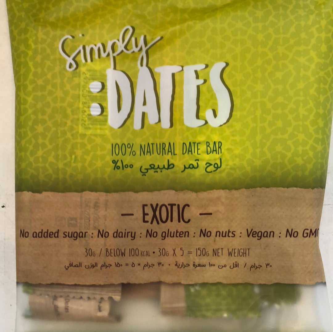 DATES BARS EXOTIC