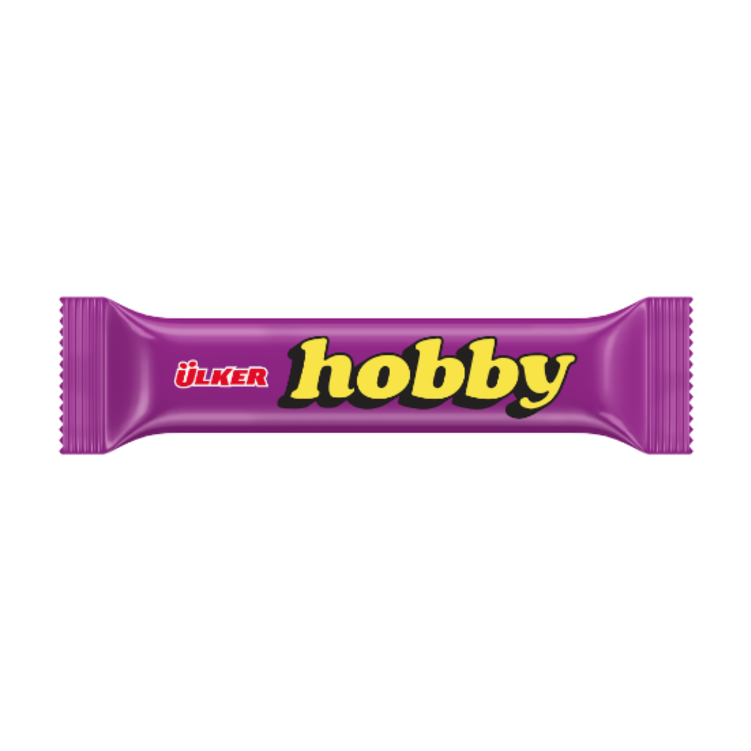 Ülker Hobby cocoa and hazelnut chocolate bar 25g available at AL MODINA Japan