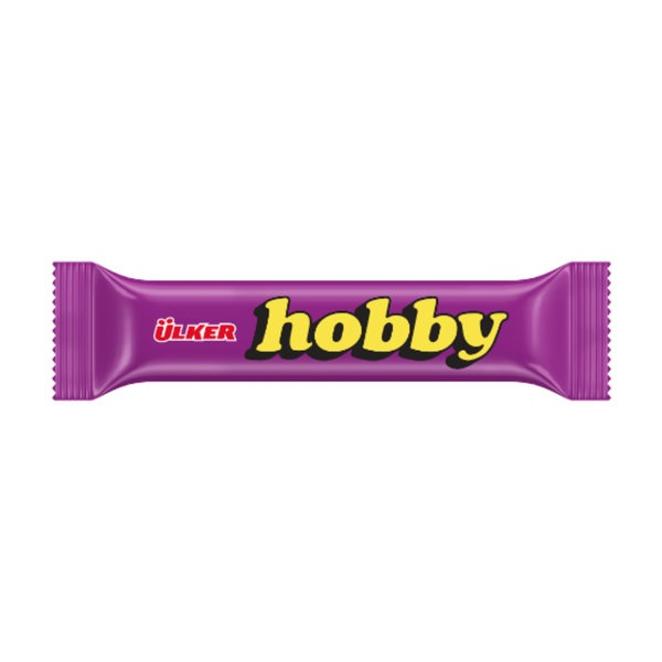 Ülker Hobby cocoa and hazelnut chocolate bar 25g available at AL MODINA Japan