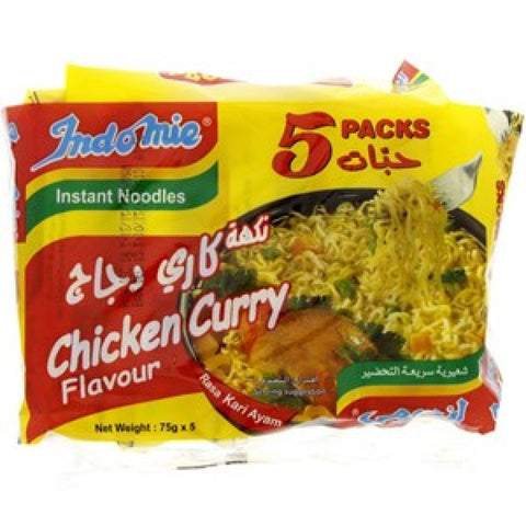 Chicken curry flavour noodles by INDO MIE (5 packs)
