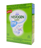 Nestle Nestogen One infant formula box for 0-6 months, green packaging with bird illustration