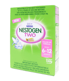 Nestle Nestogen Two follow-up formula powder for 6-12 months in green packaging