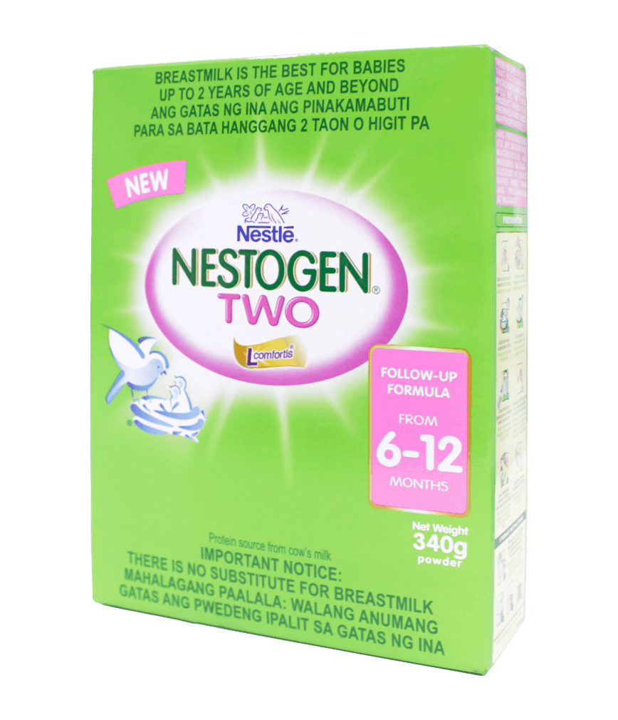Nestle Nestogen Two follow-up formula powder for 6-12 months in green packaging