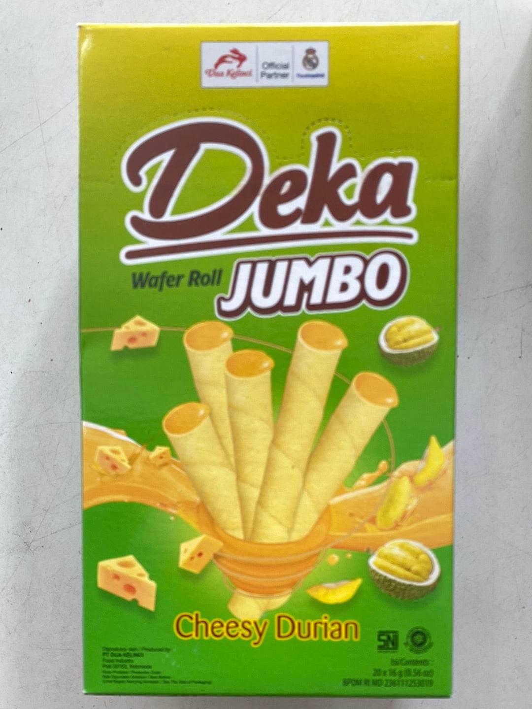 Deka wafer roll jumbo Cheesy Durian - AL MODINA
