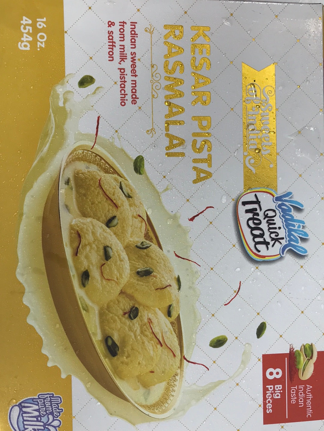 KESAR PISTA RASMALAI Vadilal