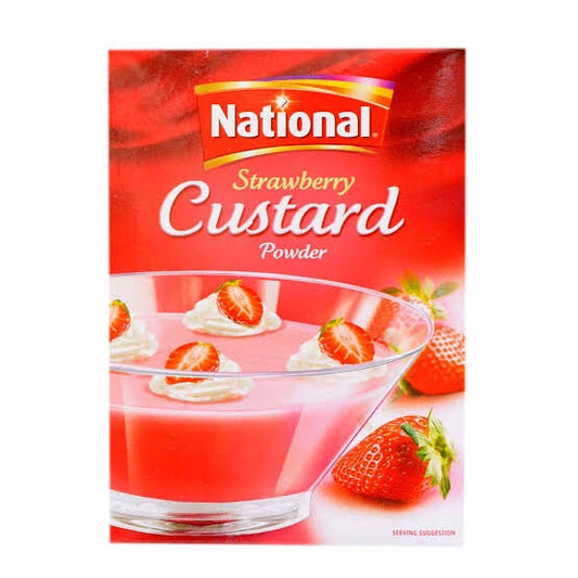 Strawberry Custard Powder by NATIONAL 300g