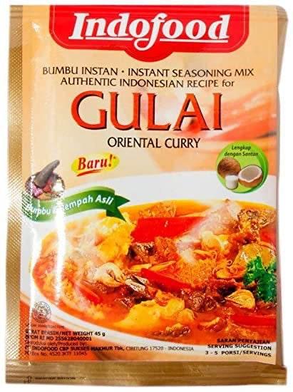 Gulai Oriental Curry Seasoning mix 45g - AL MODINA