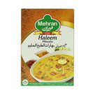 Mehran Haleem Masala spice mix box with yellow haleem dish on front
