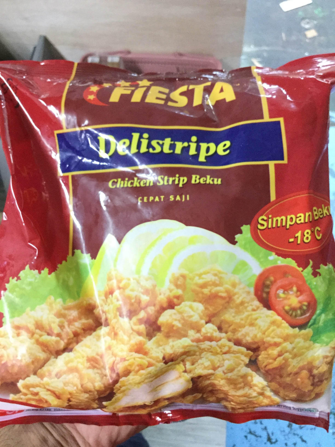 Delistripe Chicken Strip Beku 500g - AL MODINA