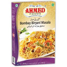 Ahmed Foods Bombay Biryani Masala spice mix box with colorful biryani rice image