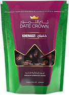 Date Crown Khenaizi premium Emirates dates in resealable purple and green package