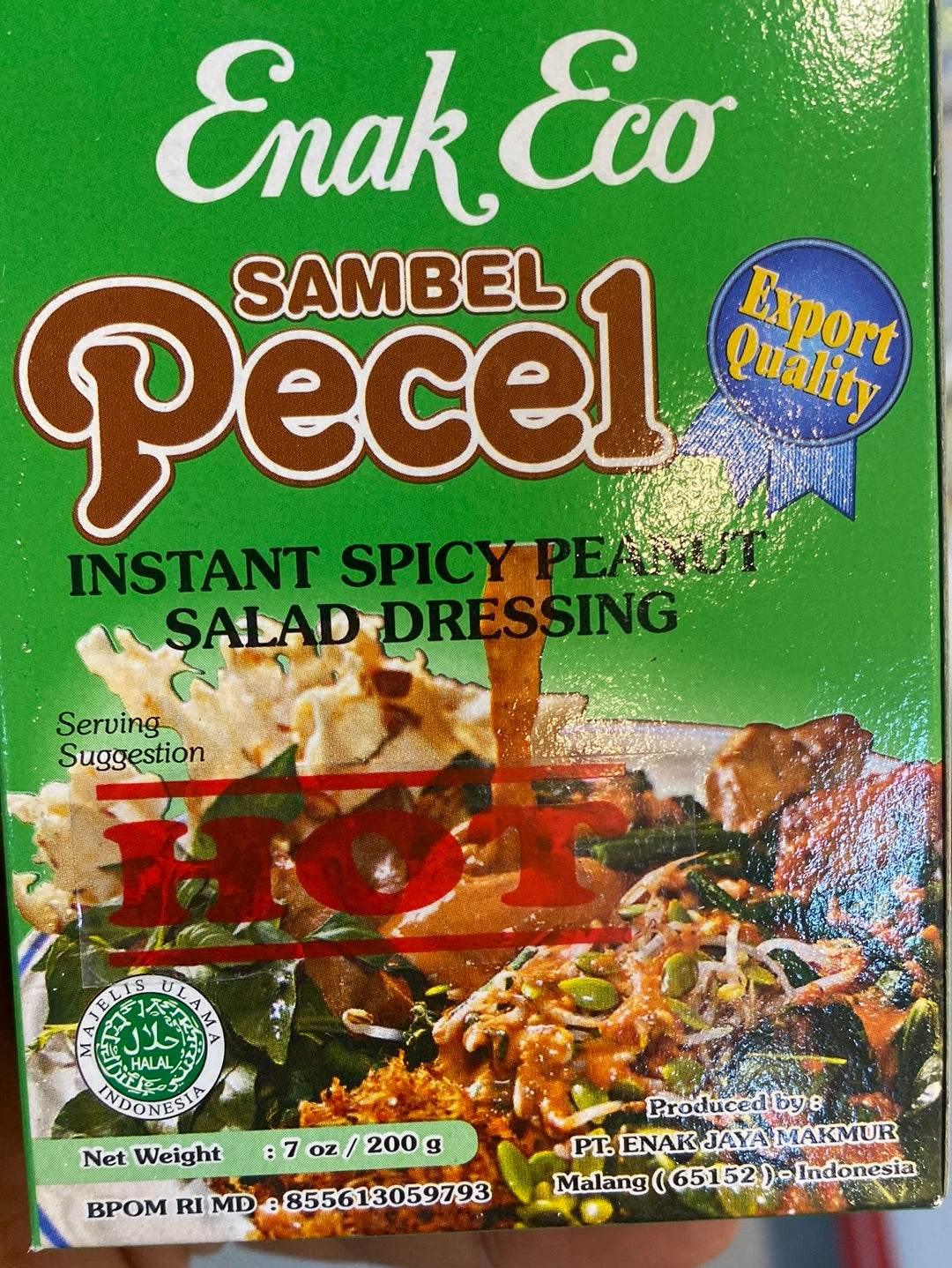 SAMBEL PECEL HOT 200g By Enak Eco - AL MODINA