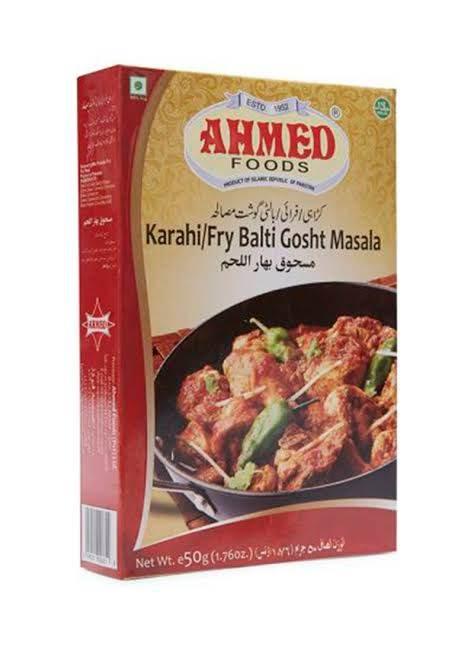 Karahi/ Fry Balti Gosht Masala by Ahmed 50g - AL MODINA